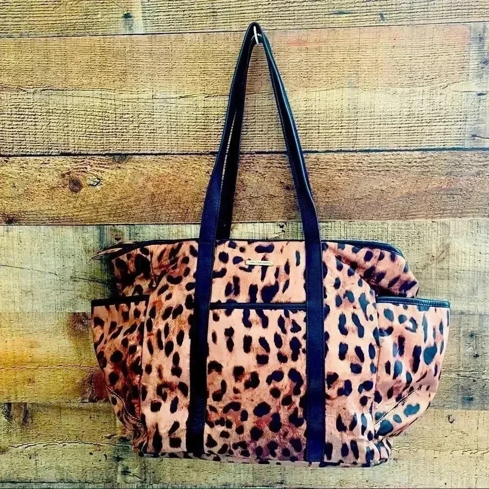 Rebecca Minkoff Marissa Leopard Nylon Diaper Bag